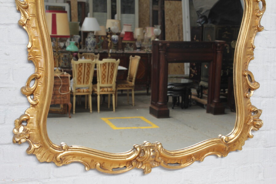 Rococo Console + mirror