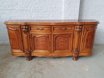 Sideboard Rococo (Louis XV) Italy Walnut 1970