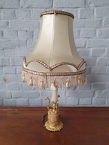 Table Lamp Rococo (Louis XV) Italy Bronze/Onyx 1950