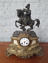 Mantel Clock Rococo France Bronze 1890
