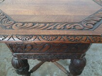 Tudor style Sidetable